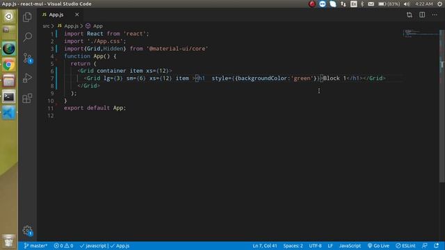 Reactjs material UI tutorial #15 Hidden | Layout смотреть онлайн