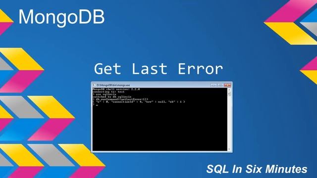 MongoDB: Get Last Error смотреть онлайн