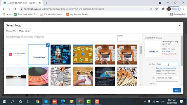 WordPress|| Site Logo || How to Add WordPress Site Logo || смотреть онлайн