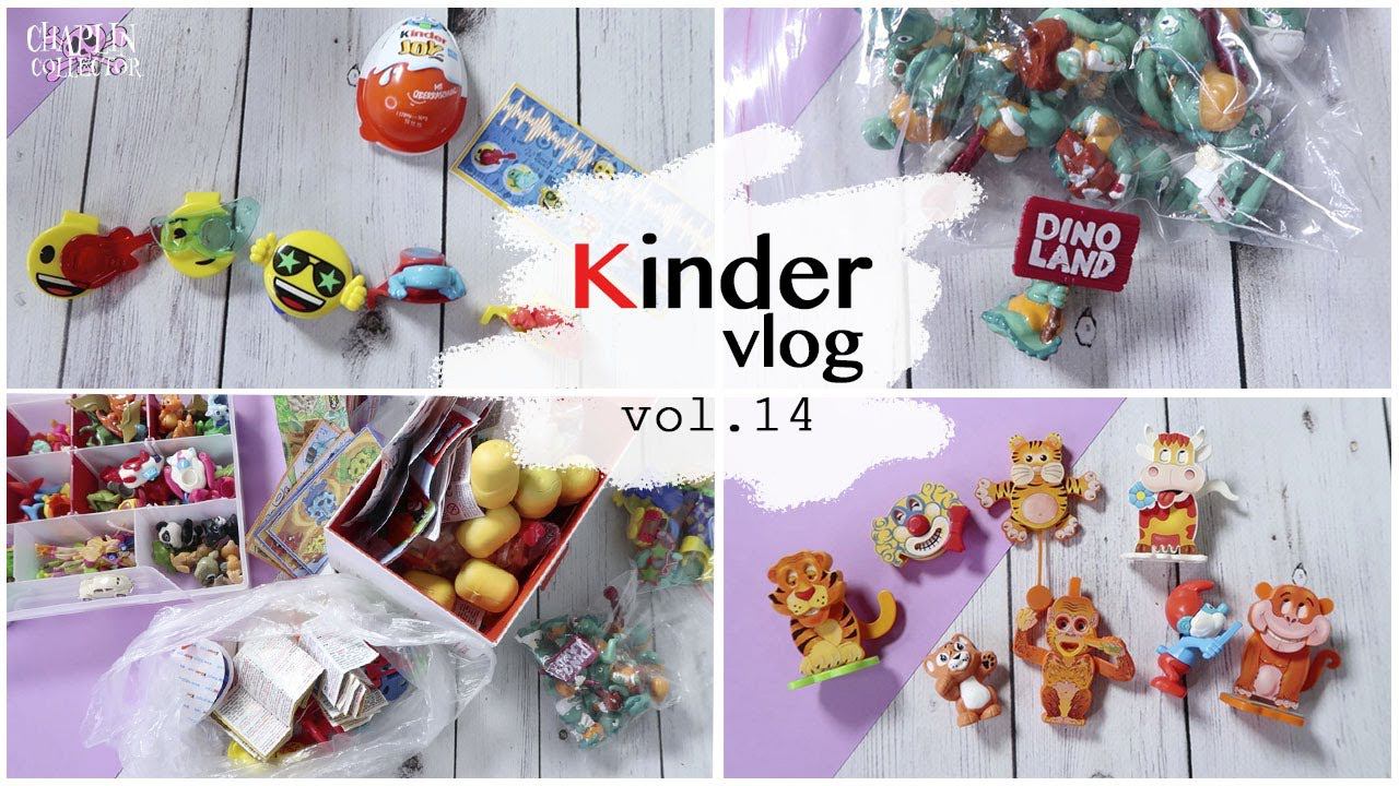 Kinder vlog: Много смайликов | Закрыла дракончиков | Киндеры с барахолки смотреть онлайн