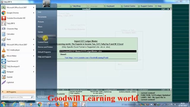Excel to Tally - Import Ledger Master from Excel : Tally TDL for Excel to Tally смотреть онлайн