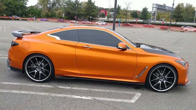 2017 TANGERINE DREAM METALLIC WRAPPED INFINITI Q60 + CARBON FIBER ACCENTS смотреть онлайн