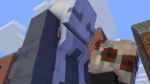 Giantess growing battle (Minecraft giantess animation #43) смотреть онлайн