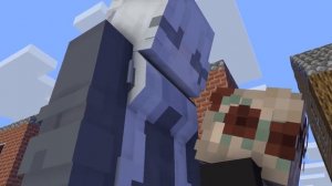 Giantess growing battle (Minecraft giantess animation #43)