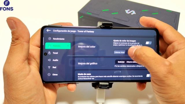Free Fire Black Shark 5 Pro Tiene Macro/Configuración