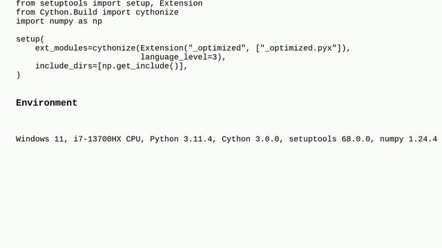 Codereview: Fast complex absolute argmax in Cython смотреть онлайн