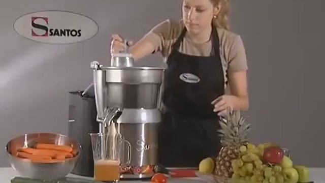 Santos #58 Centrifugal Juicer Demonstration смотреть онлайн