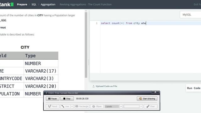 Hacker Rank SQL Solution/Revising Aggregations - The Count Function смотреть онлайн
