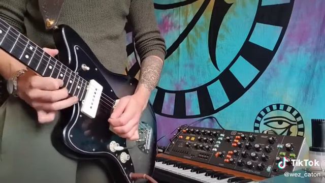 Guitar and Synth Jam 1 with Wez - Learn how to do this, book a lesson! смотреть онлайн