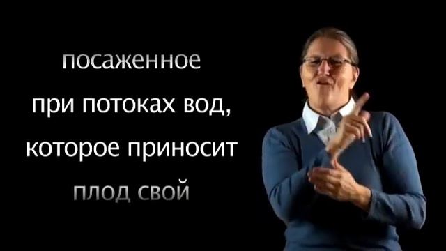 Псалом 1 на жестовом языке смотреть онлайн