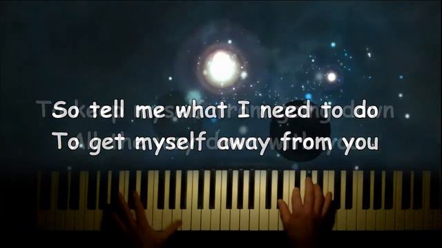 Devil Side by Foxes on the piano with lyrics смотреть онлайн