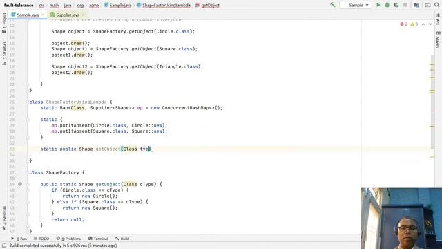 Dynamic Factory Pattern using Java Lambda Expression смотреть онлайн