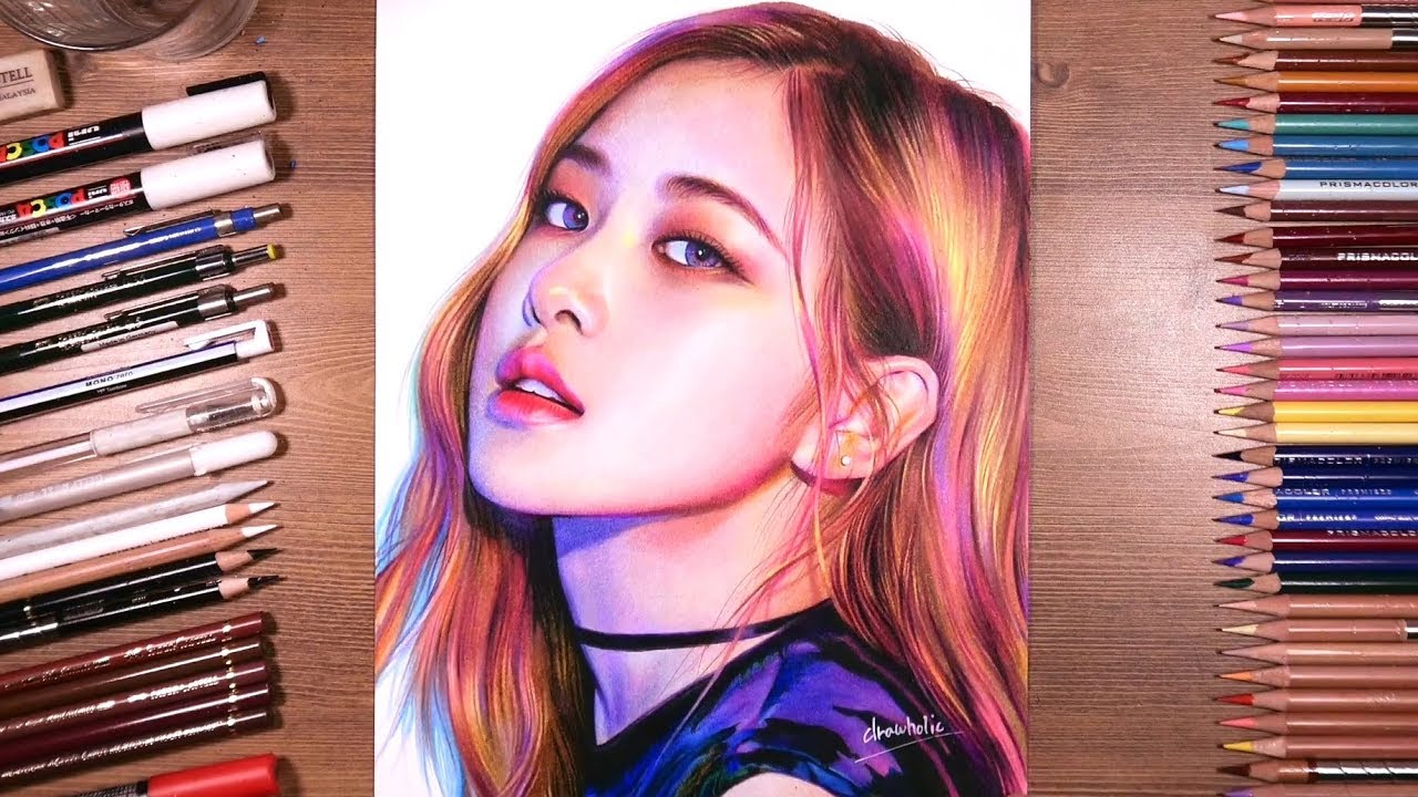 Drawing BLACKPINK Rosé   Drawholic