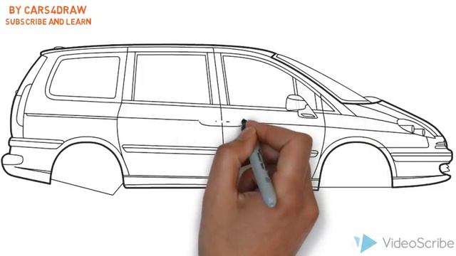 How to Draw a Peugeot 807 / Как нарисовать Peugeot 807 смотреть онлайн
