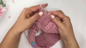 Детское плюшевое пальто спицами. Часть-2. Размер 4-5 лет.