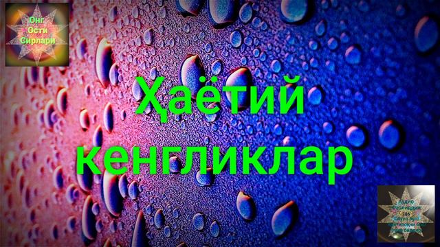 БОЙ БЎЛИШ СИРЛАРИ | 15 чи қисм. Ҳаёт кенгликлари. смотреть онлайн