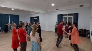 Кадриль Сиксдриль, фигура 4 (учебное видео с класса). Сообщество Assemblés (Ассамбле)