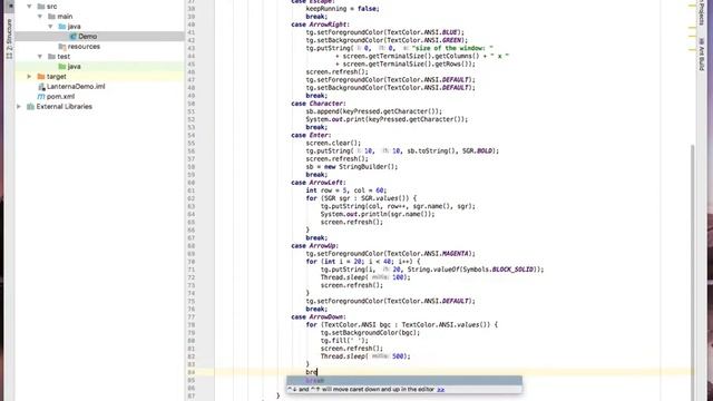 Lanterna 3, Console Text GUI Library for Java, Part 4 of 4 смотреть онлайн