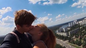 Побег от наркомана на заброшке--Спас девушку--Поцелуй на высоте