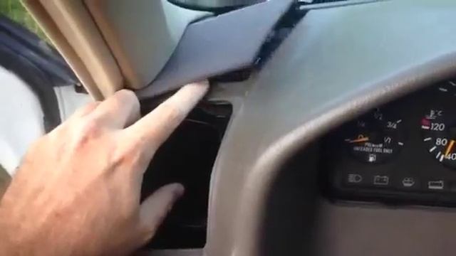 DIY Mercedes W140 How To Remove Instrument Cluster Gauge  S320 S420