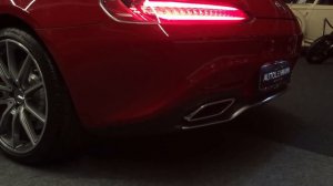 Mercedes amg GT выхлоп