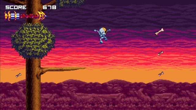 Vertebreaker - Retro Skeleton Grappling Hook Action Platformer from Sonic Mania Dev! смотреть онлайн