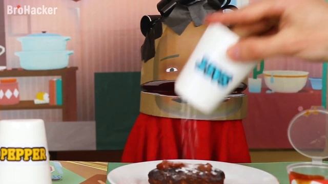 New Toca Kitchen 2 in Real Life - How to Make Cardboard Game смотреть онлайн