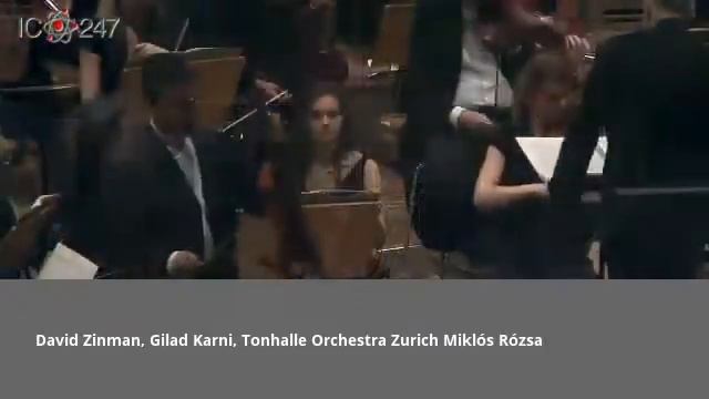 David Zinman, Gilad Karni, Tonhalle Orchestra Zurich Miklós Rózsa смотреть онлайн