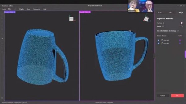 Revo Scan 5 Tutorial: Scan & Align a Mug | PUTV Guide & Revopoint RANGE 3D Scanner