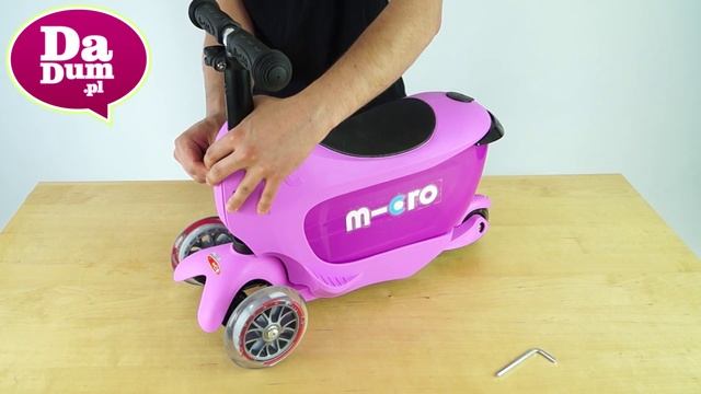 Jak zamontować hulajnogę jeździk Micro Mini2go смотреть онлайн