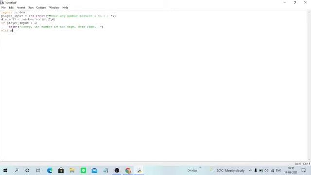 die roll game with python, easy | Python | Beginner project with python | смотреть онлайн