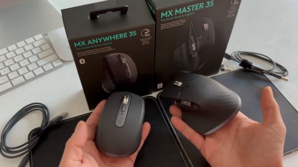Logitech MX Master 3S Graphite & Logitech MX Anywhere 3S: A Short Comparison