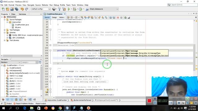 Save Data in MySQL Using Java and Netbeans смотреть онлайн