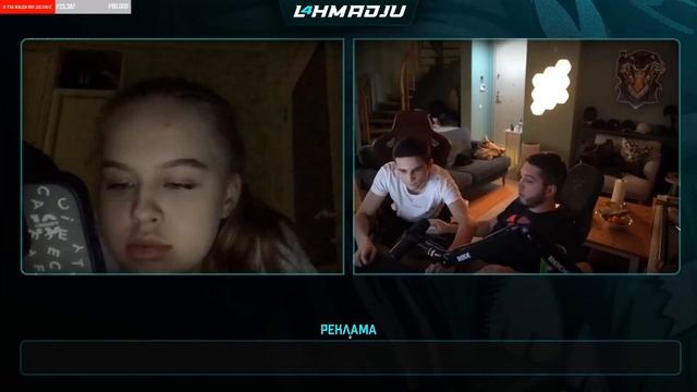 лахма и байра знакомятся с девочками #lahmadju