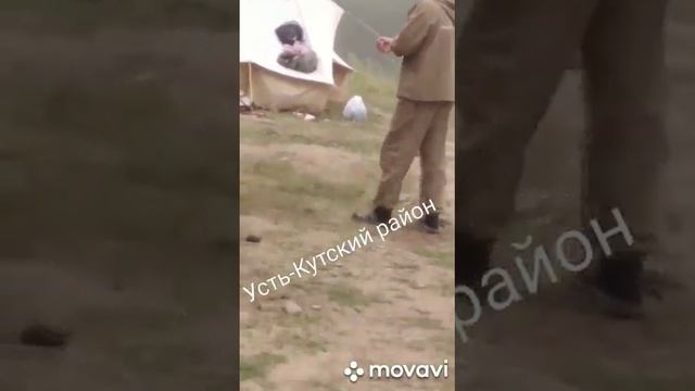 Тушение лесных пожаров в Усть-Кутском районе