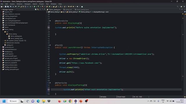 L_05 Annotations in TestNg part 02 || Testing Automation || Java Selenium #testng смотреть онлайн
