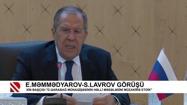 E.Məmmədyarov-S.Lavrov görüşü смотреть онлайн