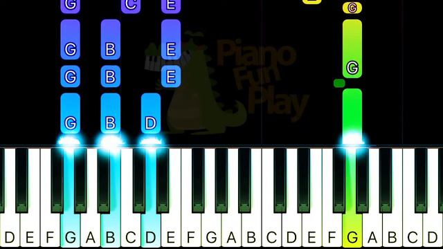 Paul Anka - Diana - SLOW EASY Piano CHORDS TUTORIAL by Piano Fun Play смотреть онлайн