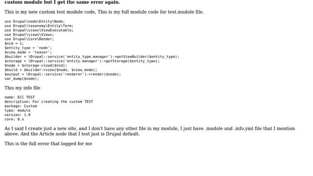 Drupal: Can't render node view mode pro-grammatically смотреть онлайн