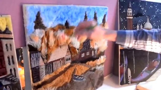 Тамбовчанин создает уникальные картины из кусочков меха смотреть онлайн