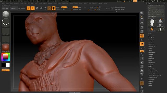 Sculpting The Elder scrolls - Razum-dar - part 1 - modeling and preparing for print смотреть онлайн