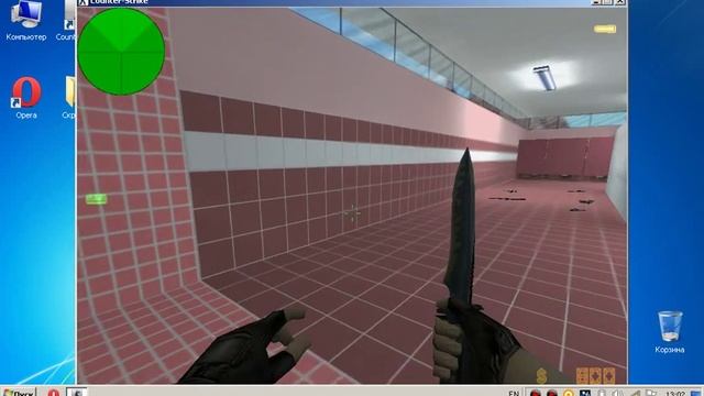 Как сделать "белый прицел" в Counter-Strike 1.6 смотреть онлайн