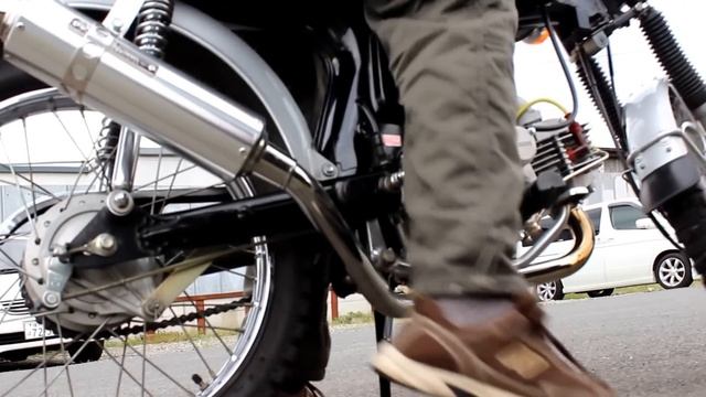 Honda CL50 with YX160cc engine смотреть онлайн