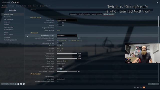 WarThunder How To: MKB SIM, setting up your controls смотреть онлайн