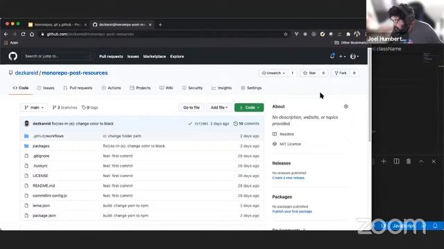 SEMINARIO - MONOREPOS, GIT y GITHUB con Joel Humberto Gómez Paredes de IBM смотреть онлайн