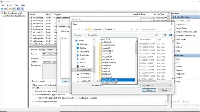 Run a schedule for a .vbs file using Task Scheduler on Windows 10 смотреть онлайн