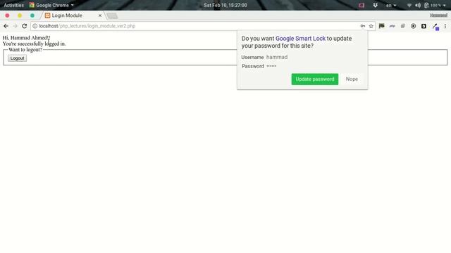 Simple login module implementation using PHP смотреть онлайн