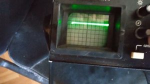 Первое включение Антикварного осциллографа Н3017 из СССР