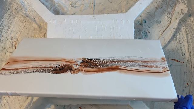 #214 Simple Swipe - TLP Color Reveal | Acrylic Pour Painting | Abstract | Fluid Painting смотреть онлайн