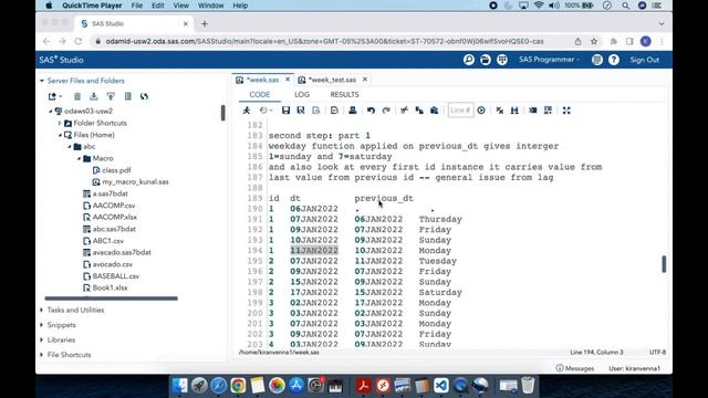 How to find previous non-weekend date in SAS смотреть онлайн